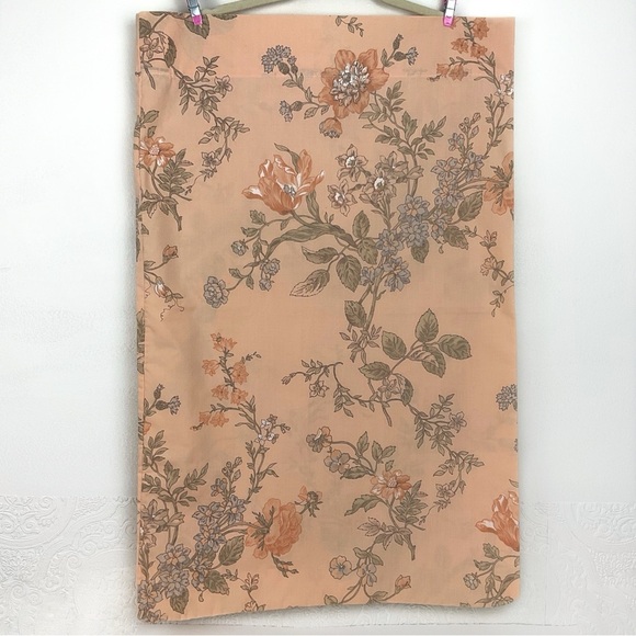 Vintage Cannon botanical floral percale pillowcase set of 2 - Picture 4 of 7